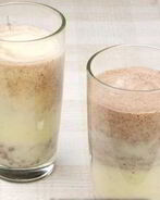 Молочный коктейль с бананом и шоколадом