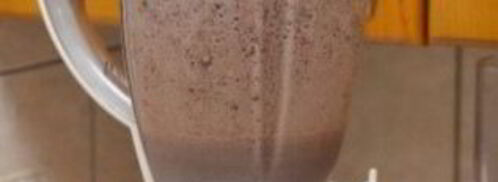 молочный коктейль с бананом и шоколадом. Шаг 4