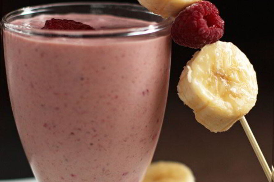 Рецепт молочного коктейля с бананом