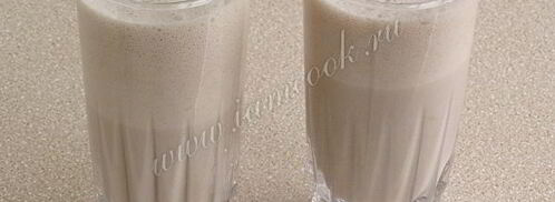 молочный коктейль с коньяком и шоколадным пудингом. Шаг 8