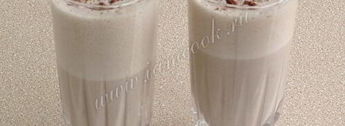 молочный коктейль с коньяком и шоколадным пудингом. Шаг 9