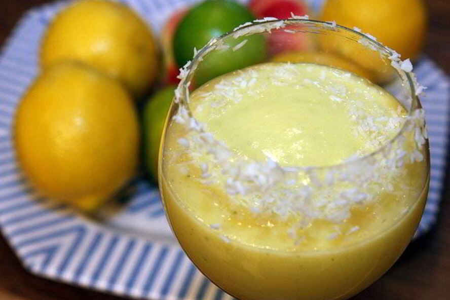 Рецепт молочного коктейля с манго