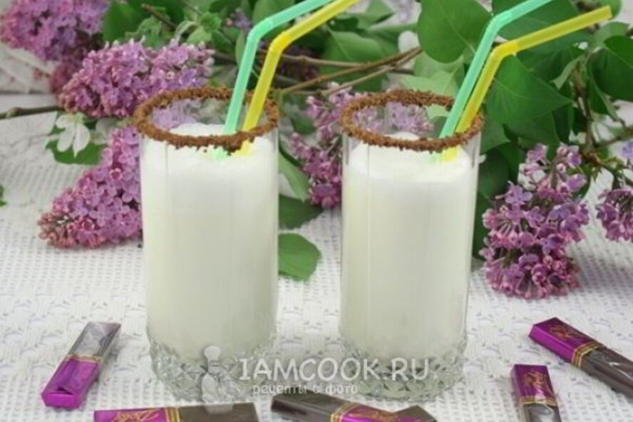Рецепт молочного коктейля с мороженым