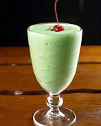 Молочный коктейль с яблоком