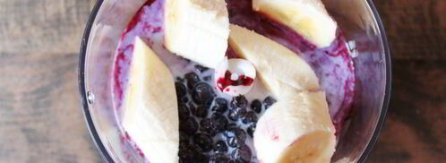 молочный коктейль в блендере. Шаг 5