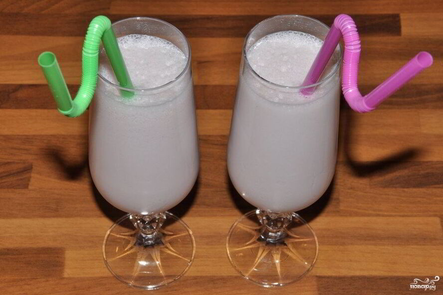 Рецепт ванильного молочного коктейля
