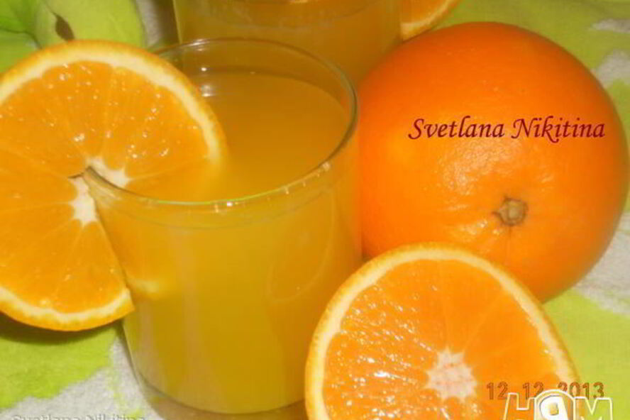 Рецепт апельсинового морса