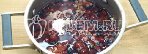 домашний морс из замороженных ягод. Шаг 4