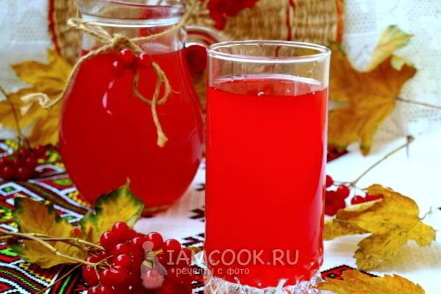 Рецепт калинового морса