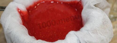 клубничный морс из клубники. Шаг 6