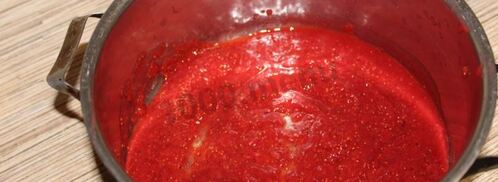 клубничный морс из клубники. Шаг 7