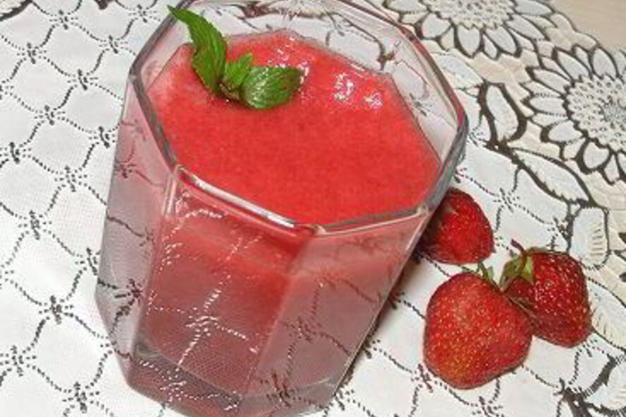 Рецепт клубничного морса
