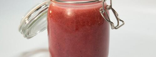 морс из черной смородины с медом и тимьяном. Шаг 4