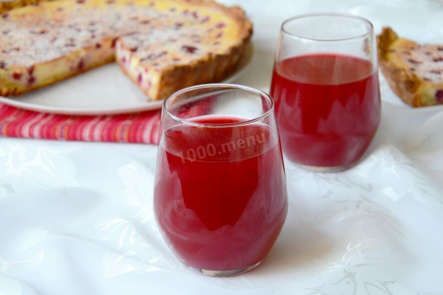 Рецепт морса из свежей брусники