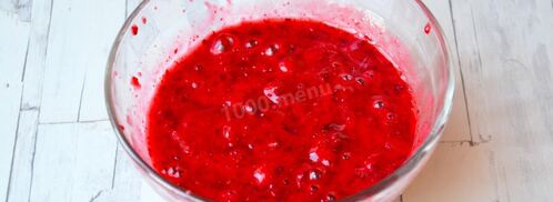 морс из свежей брусники. Шаг 3