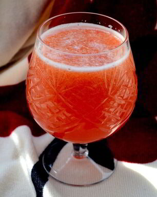 Морс из вишни и крыжовника