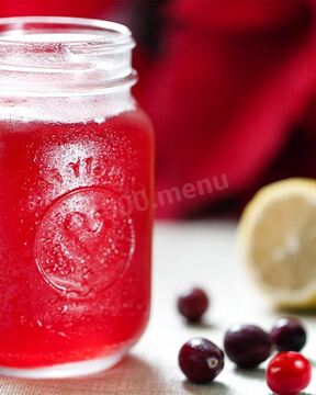 Морс из замороженной клюквы и брусники