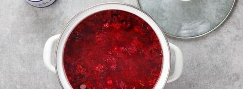 морс из замороженной клюквы. Шаг 8