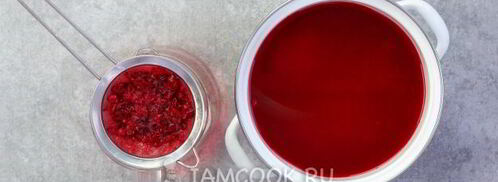 морс из замороженной клюквы. Шаг 9