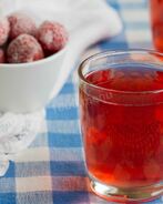 Морс из замороженных ягод земляники