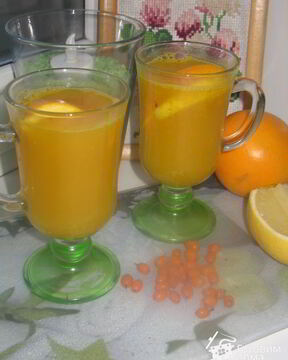 Облепихово-цитрусовый морс