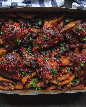 Мясо в гранатовом сиропе