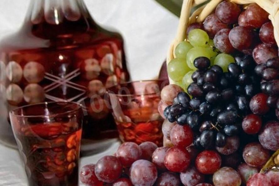 Рецепт наливки из винограда