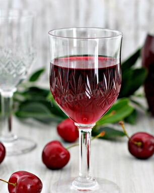 Вишневая наливка на водке