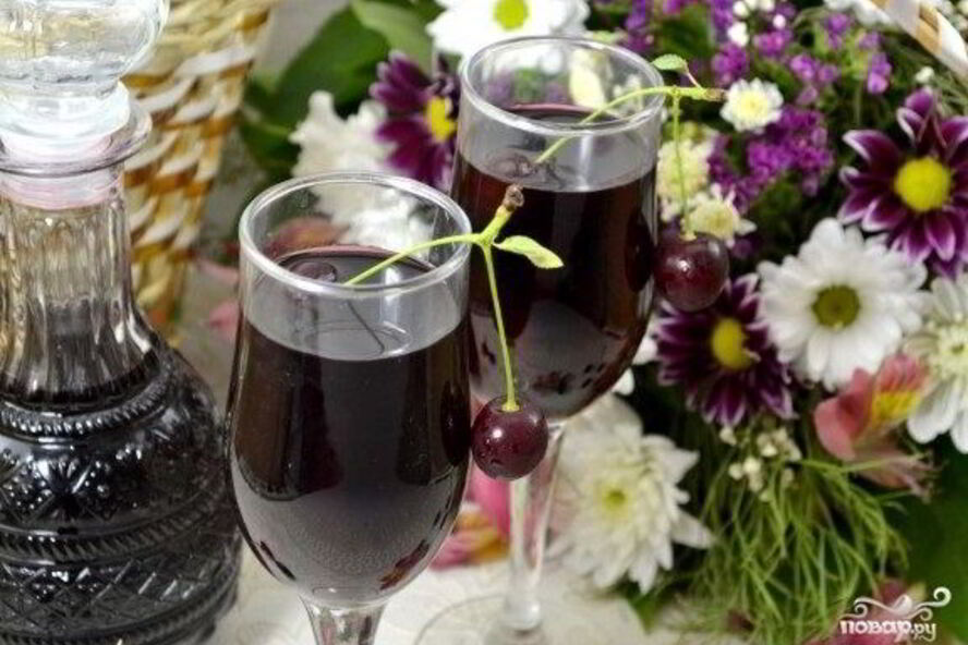 Рецепт настойки вишневой на водке