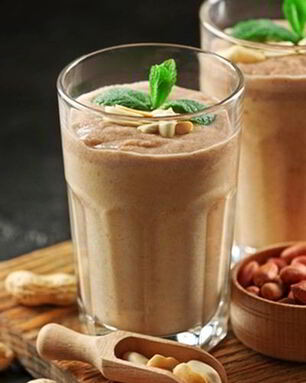 Протеиновый арахисовый коктейль