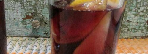 газированная сангрия с минералкой. Шаг 9