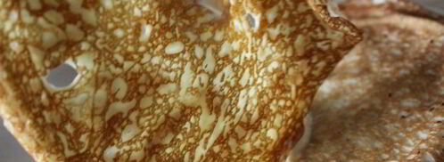 сладкие блинчики на сметане и сывороточном коктейле мажитэльк завтраку. Шаг 8