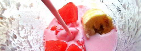 бананово-арбузный смузи. Шаг 4