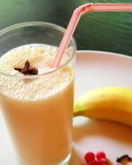 Банановый смузи на кефире