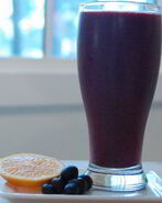 Черничный смузи