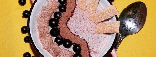 малиновый смузи-боул. Шаг 7