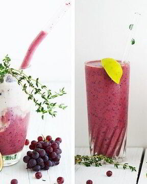 Мятный виноградный смузи