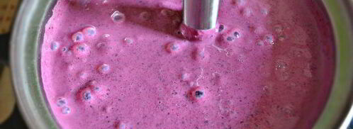 смузи из черной смородины, овсяных хлопьев и киноа. Шаг 7