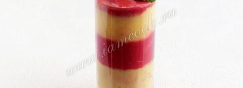 смузи из персика и малины. Шаг 10