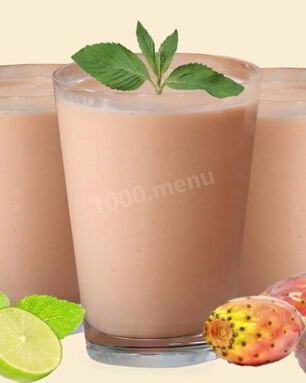 Смузи из плодов кактуса