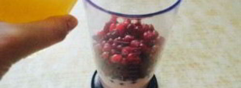 смузи с клюквой. Шаг 5