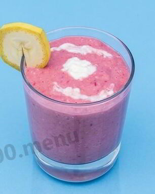 Смузи с овсяными хлопьями и бананом