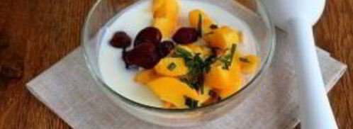 смузи с тархуном и клубникой. Шаг 4