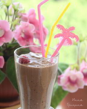 Смузи шоколадно-овсяный