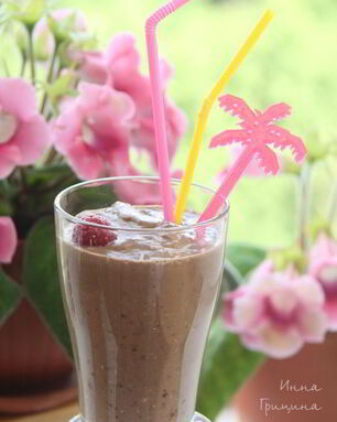 Смузи шоколадно-овсяный