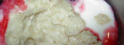 вишневый смузи с йогуртом и овсяными хлопьями. Шаг 4