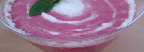 вишневый смузи с йогуртом и овсяными хлопьями. Шаг 7