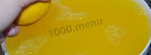 апельсиновый сок. Шаг 10