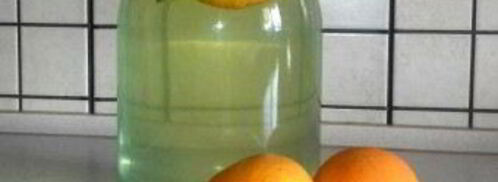 березовый сок с апельсином. Шаг 5