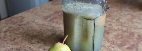 грушевый сок. Шаг 4